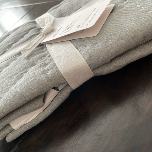 Pottery Barn Standard Willow Sham/Cotton Linen Reversible, NWOT - Picture 7 of 8